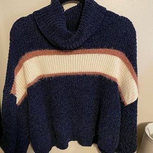 Fluffy Turtleneck Sweater